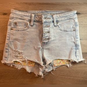White washed Jean short!